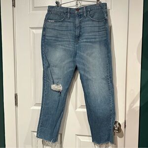 Something Navy Women's Boyfriend Blue Jeans size 12